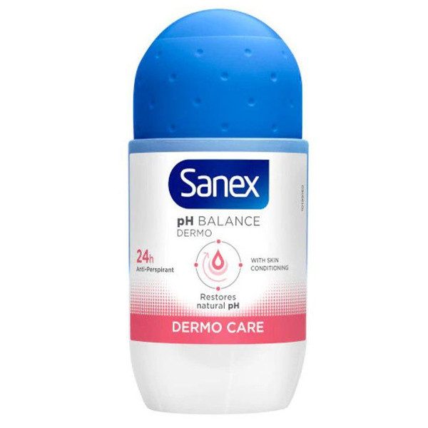 SANEX αποσμητικό σώματος roll-on pH balance dermo care 48h 50ml – Αποσμητικά