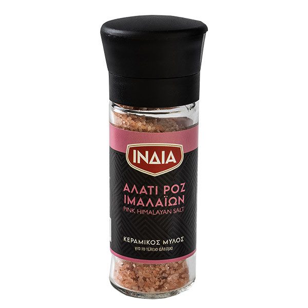 ΙΝΔΙΑ αλάτι ιμαλαϊων ροζ με μύλο 97gr – Ινδία