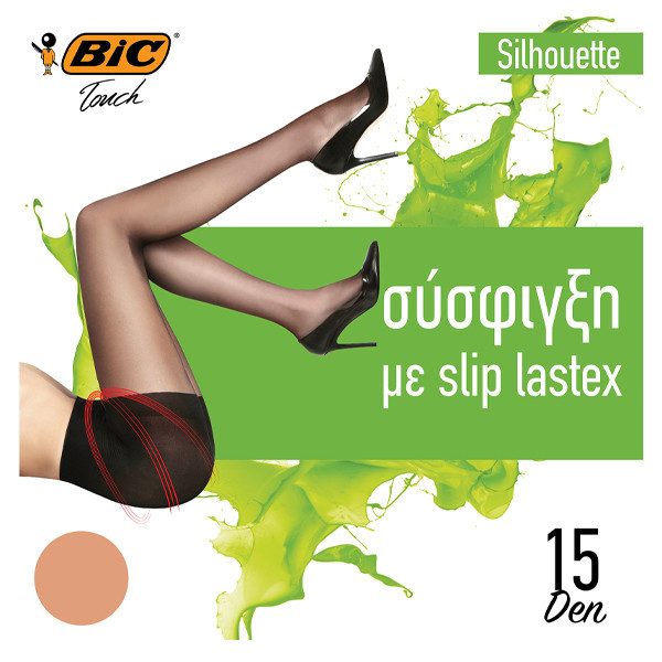 BIC καλσόν Silhouette μελί 15den extra large – Γυναικεία Καλσόν