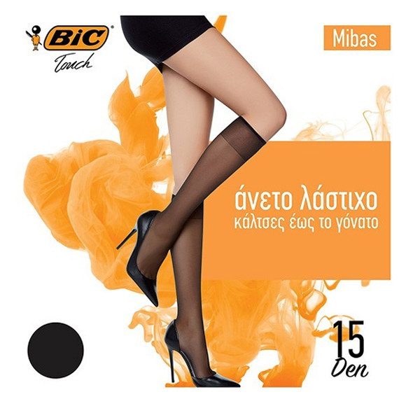 BIC καλτσάκι Mibas μαύρο 15den one size – Γυναικεία Καλσόν