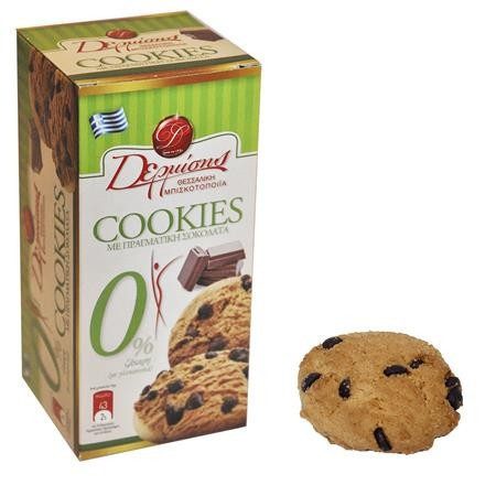 ΔΕΡΜΙΣΗΣ μπισκότα cookies χωρίς ζάχαρη 90gr – Δερμίσης