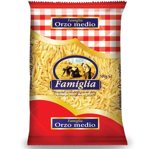 FAMIGLIA ζυμαρικά κριθαράκι orzo medio μέτριο 500gr