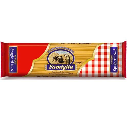 FAMIGLIA ζυμαρικά σπαγγέτι No6 500gr