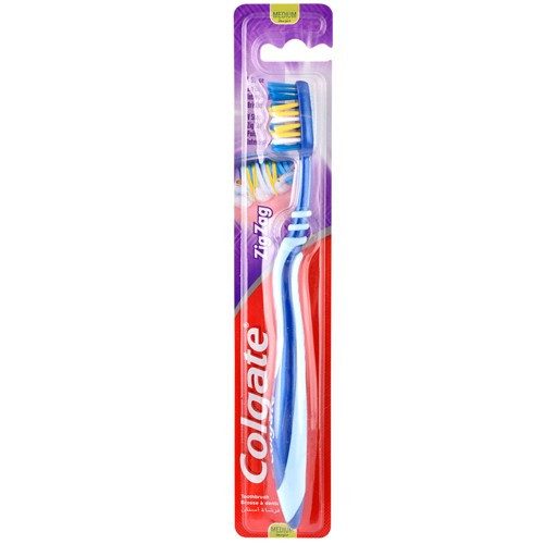 COLGATE οδοντόβουρτσα ZigZag Plus σε διάφορα χρώματα μέτρια 1τεμ – Οδοντόβουρτσες Απλές