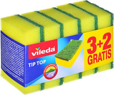 VILEDA σφουγγαράκι κουζίνας tip-top 5τεμ – Σφουγγάρια Κουζίνας