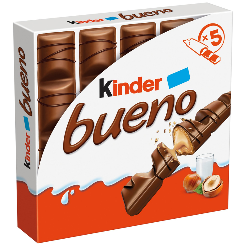 FERRERO Kinder γκοφρέτα bueno 107,5gr – Σοκολάτες