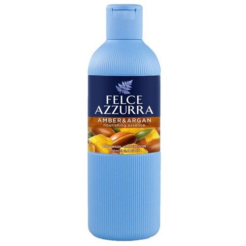FELCE AZZURRA αφρόλουτρο κεχριμπάρι και αργκάν 650ml – Αφρόλουτρα