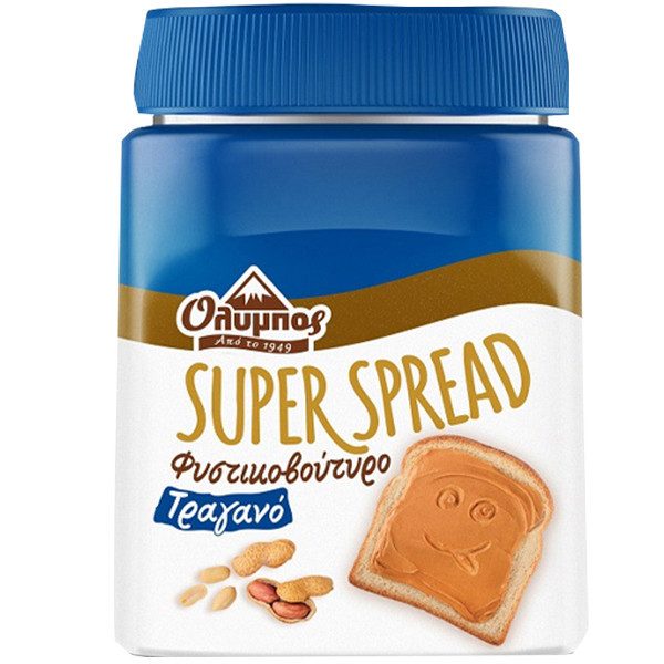 ΟΛΥΜΠΟΣ super spread φυστικοβούτυρο τραγανό 350gr – Όλυμπος – Είδη Επάλειψης