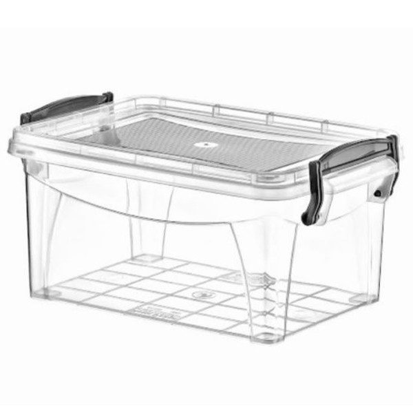 HIDE BOX κουτί αποθήκευσης ορθογώνιο με καπάκι 1,7lt – Irak Plast – Δοχεία Φαγητού