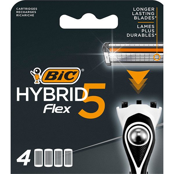 BIC ξυραφάκια ανταλλακτικά Hybrid Flex με 5 λεπίδες 4τεμ
