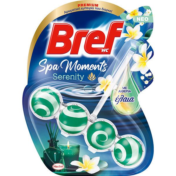 BREF μπλοκ WC Spa Moments Serenity 50ml – Καθαριστικά Μπάνιου