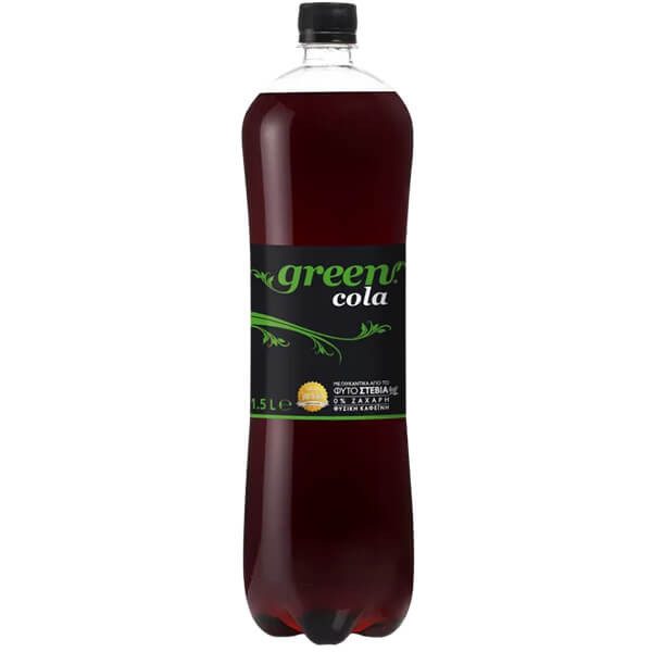 GREEN COLA αναψυκτικό cola χωρίς ζάχαρη με stevia 1,5lt – Αναψυκτικά
