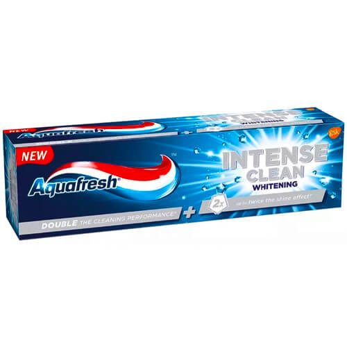 AQUAFRESH οδοντόκρεμα Intense Clean Whitening 75ml – Οδοντόκρεμες
