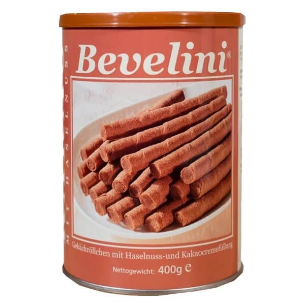 BEVELINI πουράκια φουντουκιού 400gr – Σοκολάτες