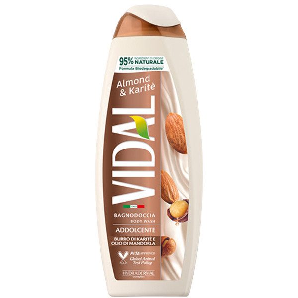 VIDAL αφρόλουτρο almond και karite 500ml – Αφρόλουτρα