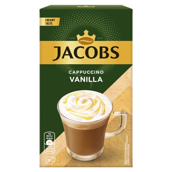 JACOBS καφές φακελάκια iced cappuccino βανίλια 8τεμ – Καφέδες