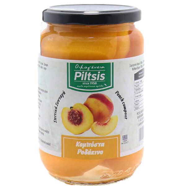 PILTSIS κομπόστα ροδάκινο 720gr – Τρόφιμα Μακράς Συντήρησης