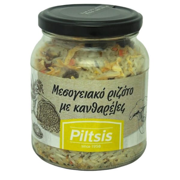 PILTSIS κριθαρότο μεσογειακό με κανθαρέλες 200gr – Τρόφιμα Μακράς Συντήρησης
