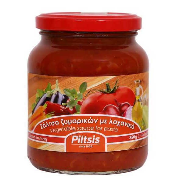 PILTSIS σάλτσα ζυμαρικών με λαχανικά 360gr – Σάλτσες και Dressings