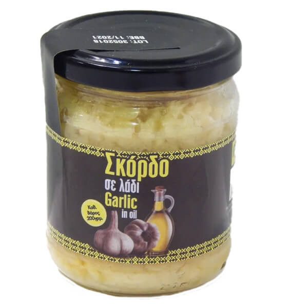 PILTSIS σκόρδο σε λάδι 200gr – Τρόφιμα Μακράς Συντήρησης