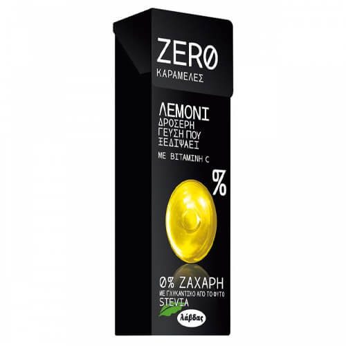 ΛΑΒΔΑΣ Zero καραμέλες Λεμόνι 0% ζάχαρη 32gr x 12τεμ – Λάβδας – Καραμέλες, Γλειφιτζούρια και Τσίχλες