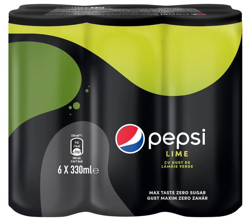 PEPSI max αναψυκτικό με lime 6x330ml – Αναψυκτικά