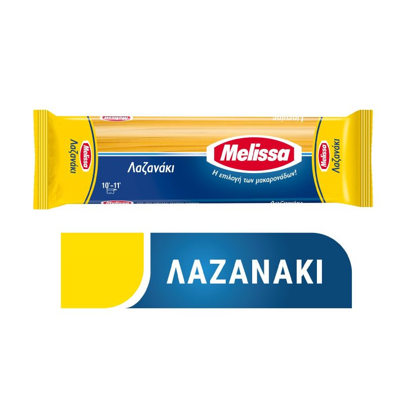 MELISSA ζυμαρικά λαζανάκι 500gr