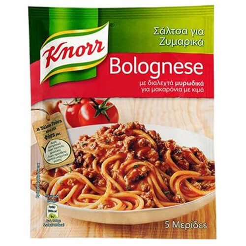 KNORR σάλτσα μπολονέζ 60gr – Σάλτσες και Dressings