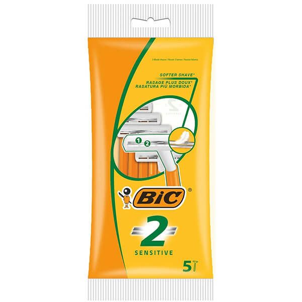 BIC ξυραφάκια Sensitive με 2 λεπίδες 5τεμ