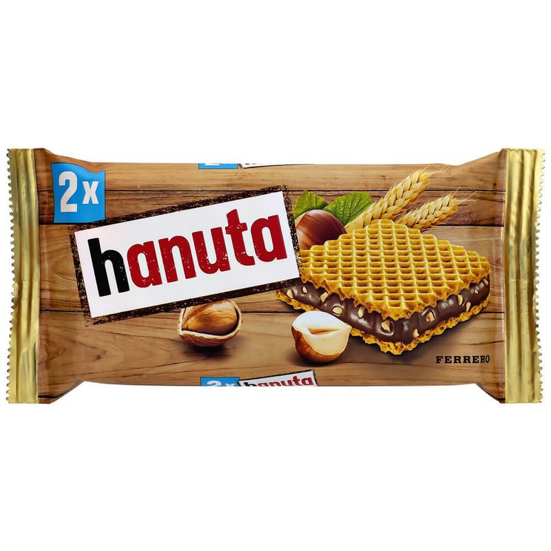 FERRERO Hanuta γκοφρέτα γάλακτος 18x44gr – Σοκολάτες