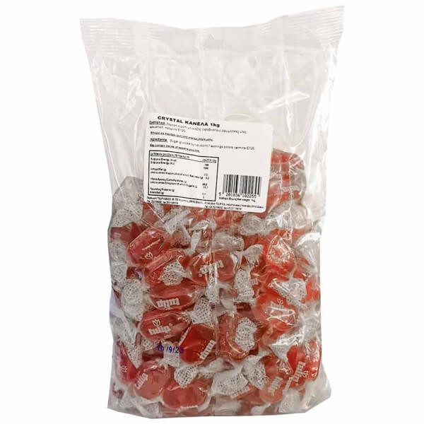TULIP καραμέλες crystal με κανέλα 1kg – Καραμέλες, Γλειφιτζούρια και Τσίχλες