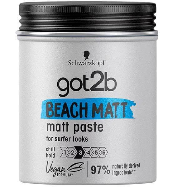 SCHWARZKOPF Got2b πάστα beach matt 100ml – Κεριά Μαλλιών