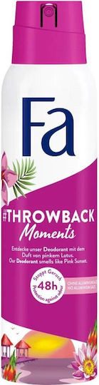 FA αποσμητικό σώματος deo spray moments throwback 150ml – Αποσμητικά
