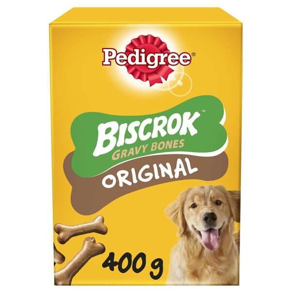 PEDIGREE biscrok gravy bones μπισκότα σκύλων 400gr – Λιχουδιές/Σνακ Σκύλων