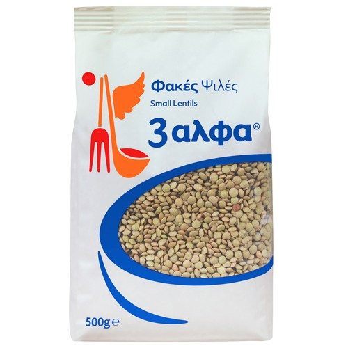 3ΑΛΦΑ φακές ψιλές 500gr – 3 Άλφα – Όσπρια