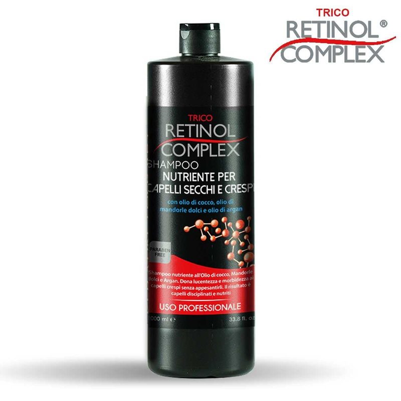 TRICO retinol complex σαμπουάν για ξηρά και φριζαρισμένα μαλλιά 1lt