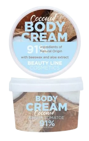 BEAUTY LINE κρέμα σώματος καρύδα 250ml – Κρέμες Σώματος