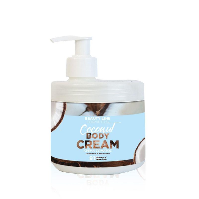 BEAUTY LINE κρέμα σώματος καρύδα 500ml – Κρέμες Σώματος