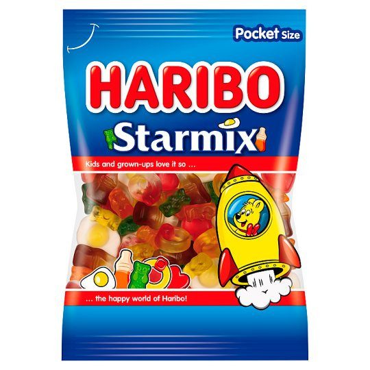 HARIBO ζελεδάκια starmix 80gr – Καραμέλες, Γλειφιτζούρια και Τσίχλες