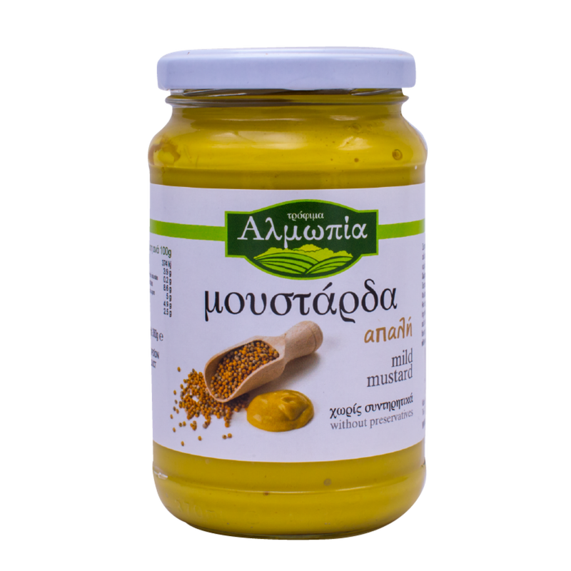 ΑΛΜΩΠΙΑ μουστάρδα απαλή 360gr – Αλμωπία – Σάλτσες και Dressings