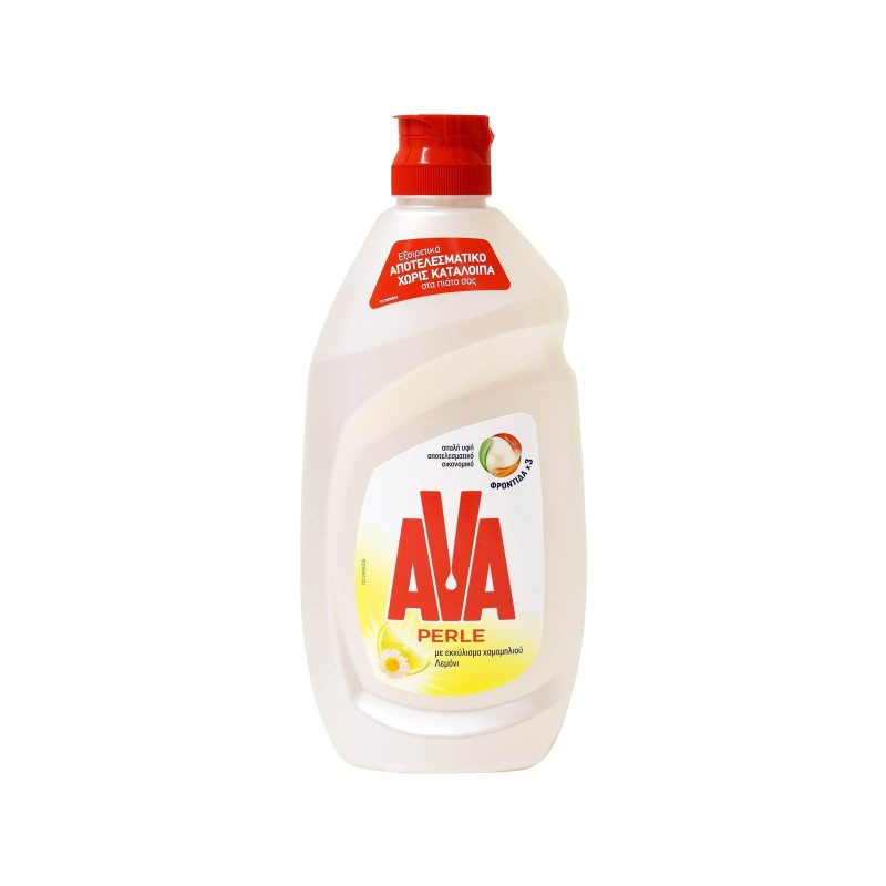 AVA Perle υγρό πιάτων με λεμόνι 425ml – Υγρά Πιάτων