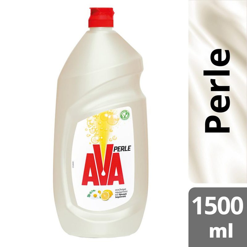 AVA Perle υγρό πιάτων με λεμόνι 1,5lt – Υγρά Πιάτων