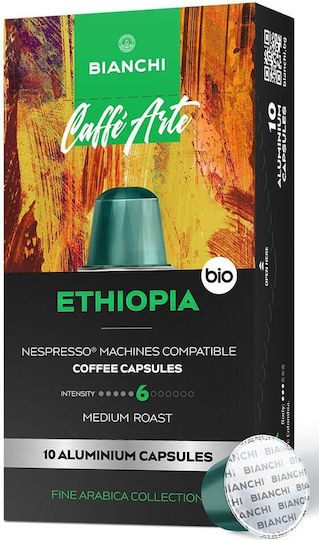 BIANCHI Coffee Ethiopia Espresso καφές σε κάψουλες 10x5,5gr – Κάψουλες Καφέ και Ροφημάτων