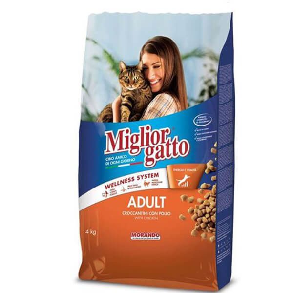 MORANDO Miglior γατοτροφή κροκέτα adult κοτόπουλο 4kg – Ξηρά Τροφή Γάτας