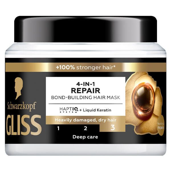 SCHWARZKOPF Gliss μάσκα μαλλιών 4σε1 repair 400ml – Μάσκες Μαλλιών