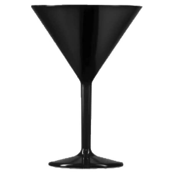 Ποτήρι μαρτίνι μαύρο 280ml – Διανομική – Ποτήρια