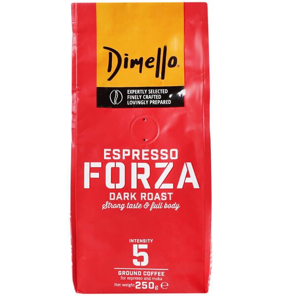 DIMELLO Espresso Forza καφές αλεσμένος 250gr – Καφέδες