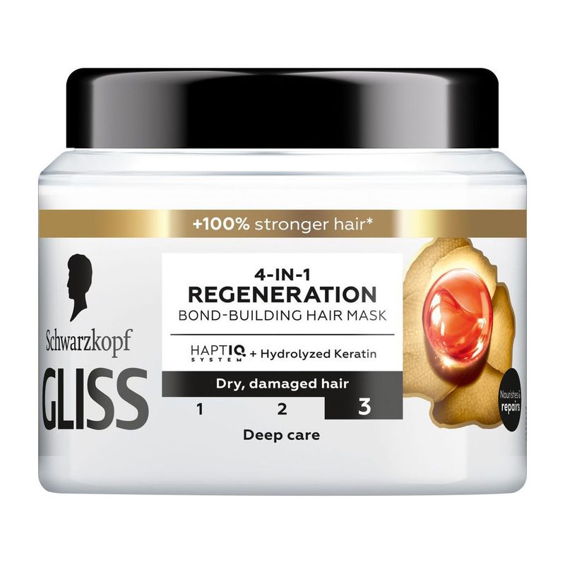 SCHWARZKOPF Gliss μάσκα μαλλιών 4σε1 regeneration 400ml – Μάσκες Μαλλιών