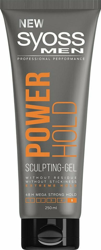 SYOSS gel μαλλιών power hold high shine 250ml