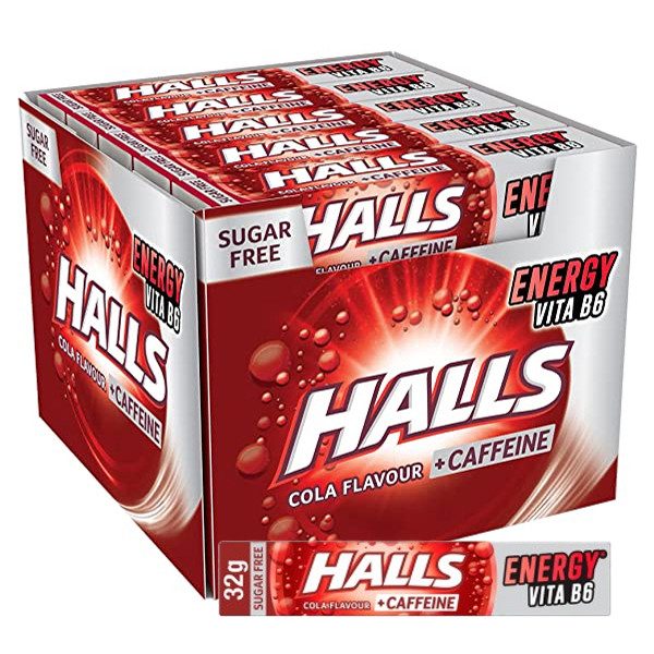 HALLS καραμέλες κόλα χωρίς ζάχαρη 20x32gr – Καραμέλες, Γλειφιτζούρια και Τσίχλες